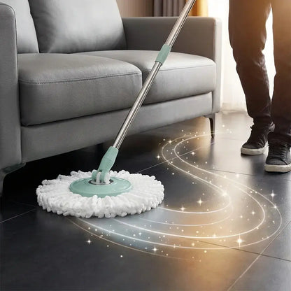 Trapeador Giratorio 360° Reforzado con 3 mopas de regalo