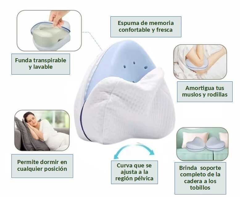 Almohada Ortopédica de Piernas