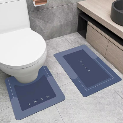 Set de 2 Tapetes de Baño Antideslizantes