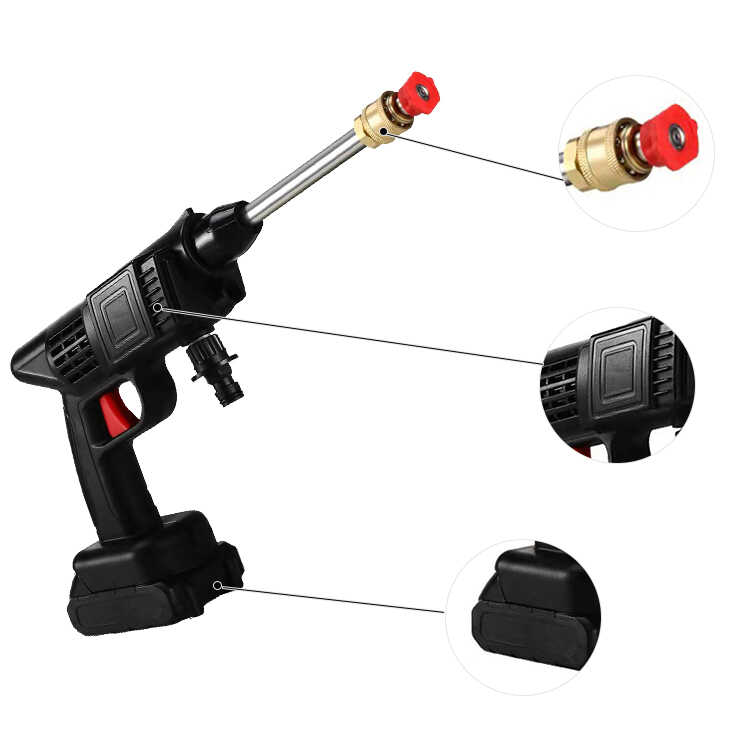 Hidrolavadora con 2 baterías y maletín - Kit completo